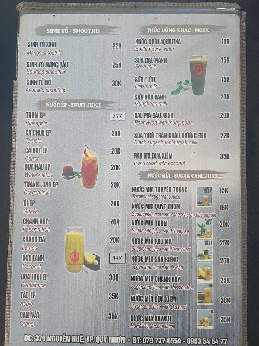 Menu Bún Chả Cá Ngọc Liên-4